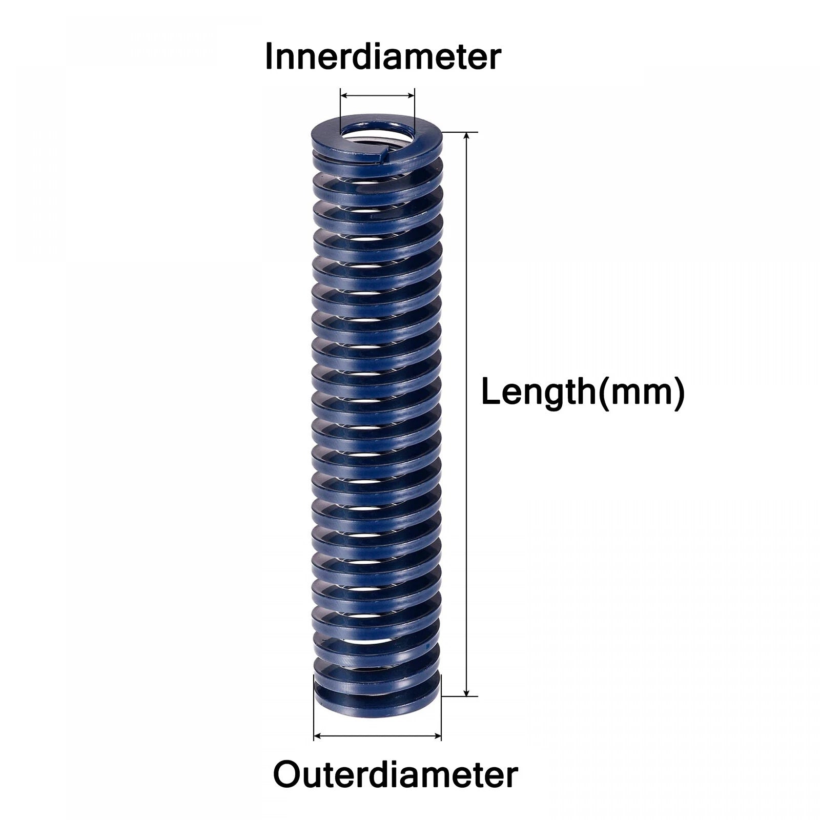Compression Die Spring, OD 8mm & ID 4mm Light/Medium/Heavy Mold Mould Springs