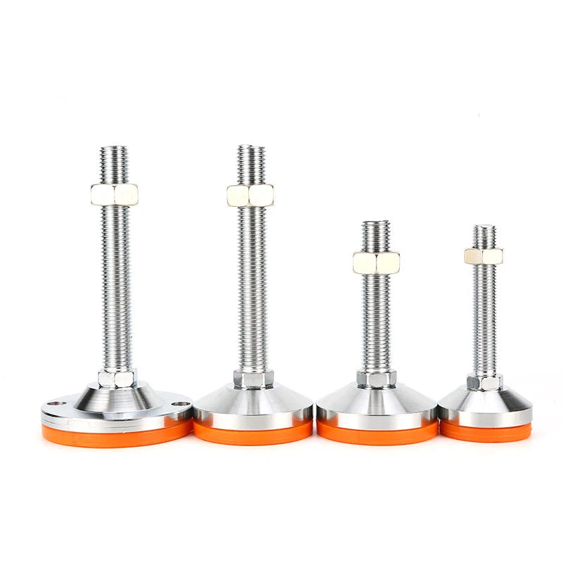 Anti‑Slip Heavy Levelling Machine Feet – Stainless Steel, Adjustable Height M8–M30 (30–200mm Lengths)