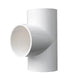 PVC 16mm-125mm Equal Tee Connector Socket Coupling Pressure Pipe Fittings White