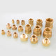 Female Thread Brass Coupling Adapter — Straight & Reducer Pipe Fittings