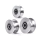 U/V/H Groove Pulley Wheel with Bearing OD 34-90mm for Rope or Wire Gym Pulley