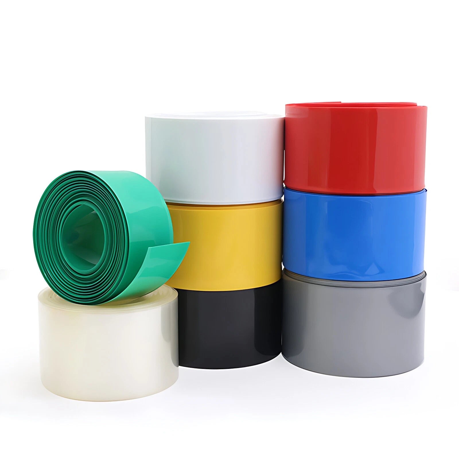 PVC Heat Shrink Tubing for RC Battery Packs — 60mm to 625mm, Multiple Colors