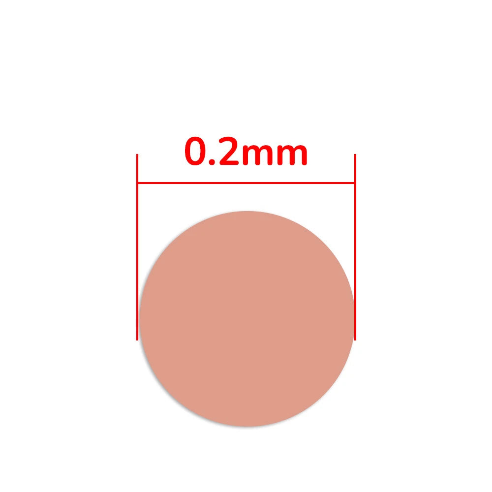 Solid 99.9% Pure Bare Copper Wire Bonsai Jewellery DIY Craft 0.4mm to 2.0mm
