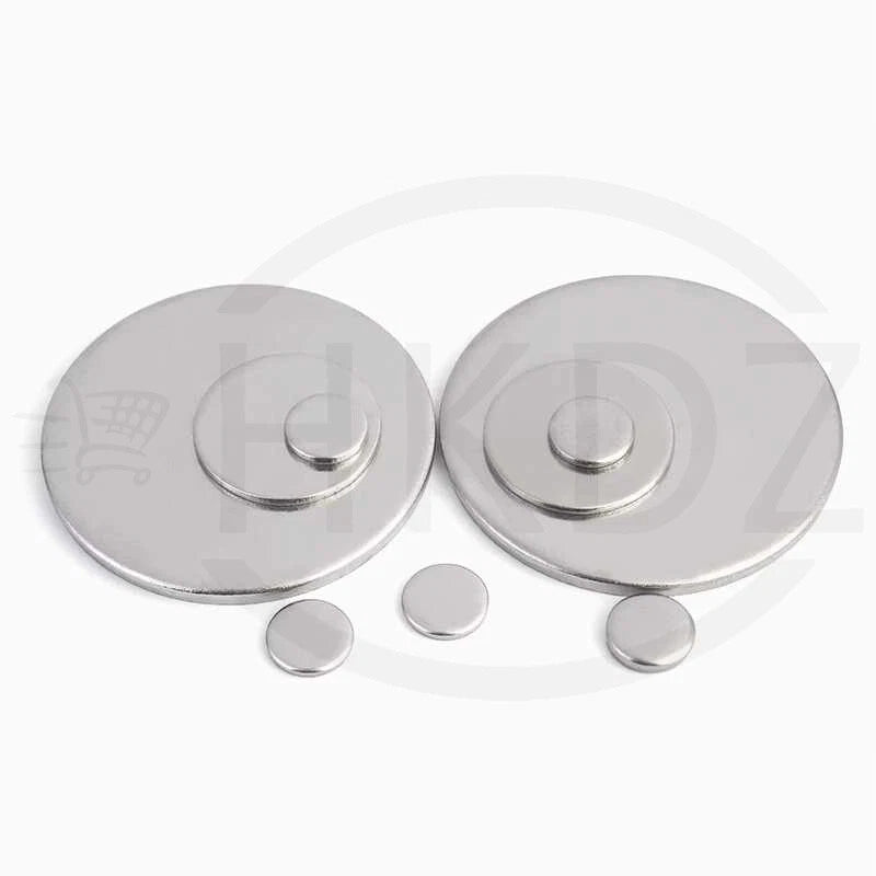 Stainless Steel Blank Round Disc 304 Grade Metal Sheet Plate Ø6-80mm Thick 1-5mm