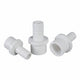 5mm - 63mm Hose Nozzle PVC Plastic Pipe Fittings Barb Connectors Sleeve White