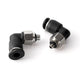 Male Thread Elbow Push-in Pneumatic Fitting | Micro Swivel Air Hose Connector
