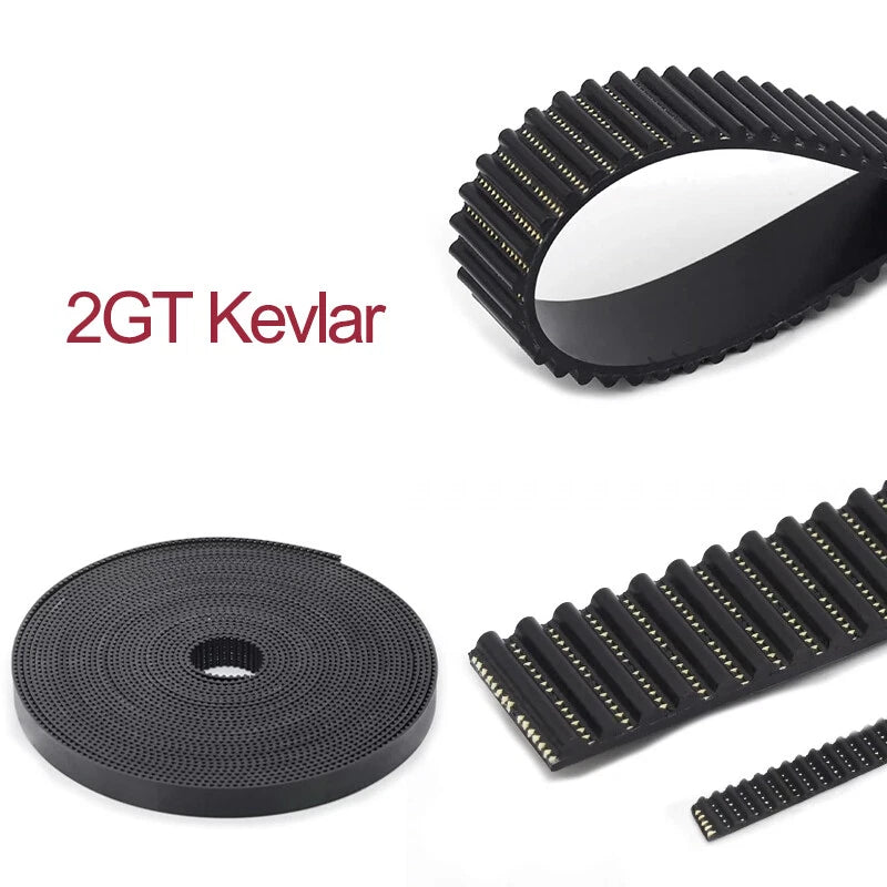 GT2 / 3M / MXL / XL / 5M Timing Belt — Open-End Synchronous Drive Belt, 6mm–15mm Wide