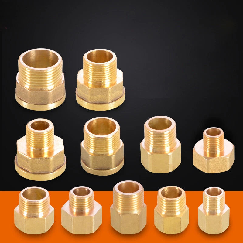 Hex Reducer Bushing Female to Male NPT Hose Fitting — 1/8" to 1" Sizes