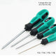 Security Screwdriver Set — Reverse Phillips, Y-Type, Triangle & Metric Bits