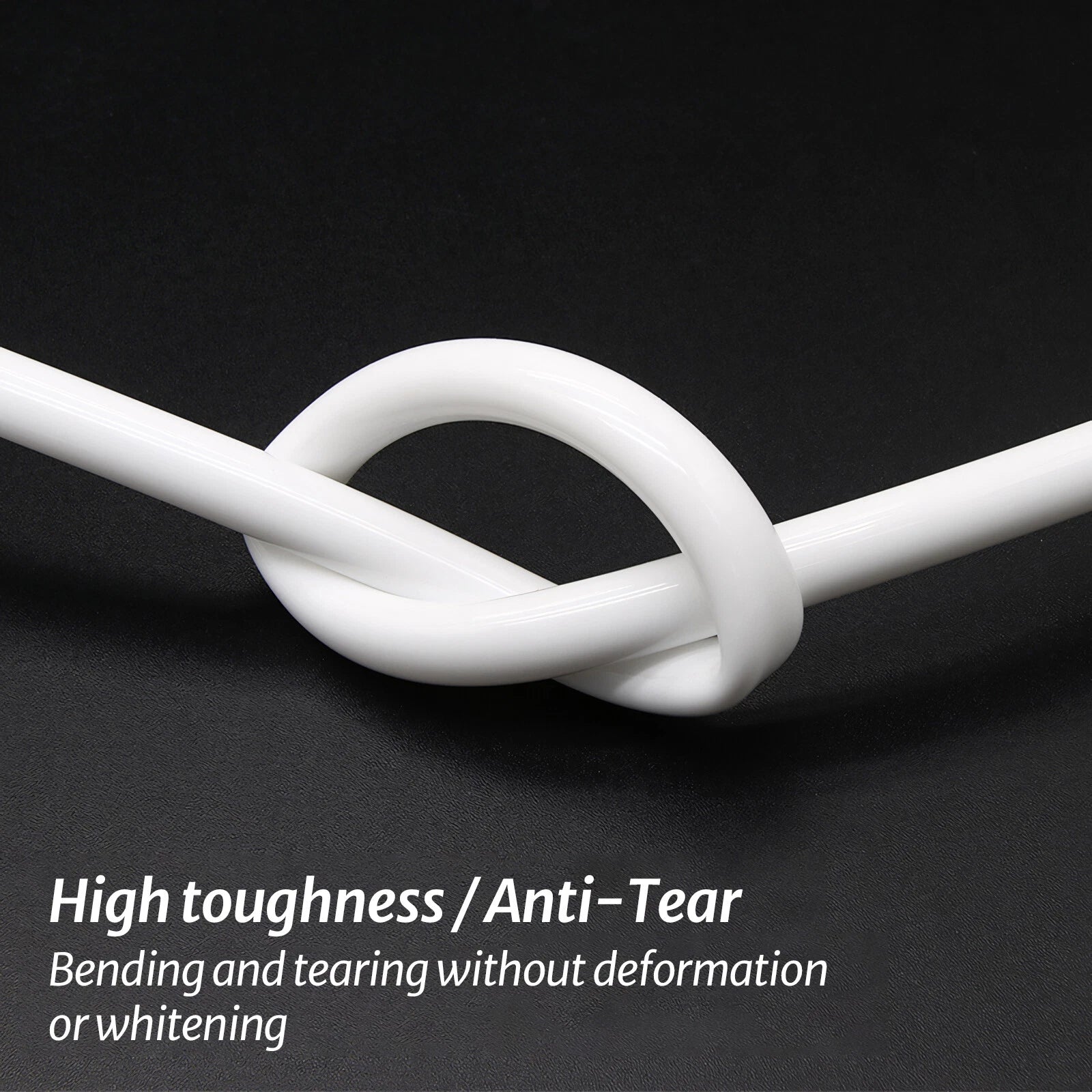 Food Grade White Silicone Tube Hose Pipe – Soft Flexible Rubber, ID 1–25mm