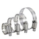 Hose Clamp Large Adjustable Jubilee Clips with Fasteners 304 Stainless Steel