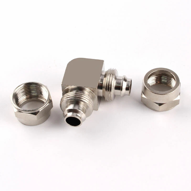 Pneumatic Push-In Elbow Fittings — Equal & Reducing Elbow Connectors for Air & Water Hose