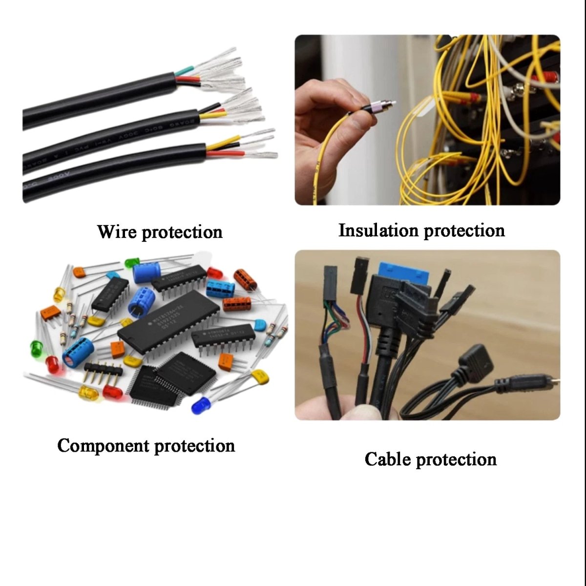 Silicone Rubber Heat Shrink Tubing — φ0.8mm to φ40mm, Multiple Colors - HomeDIYer