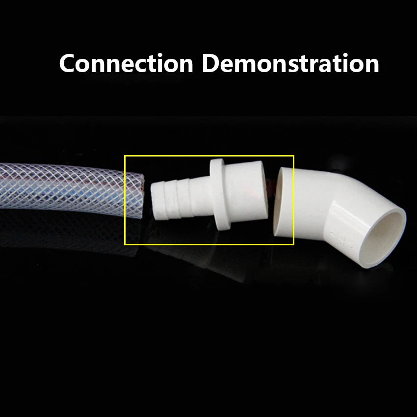20mm 25mm PVC Pipe Connector Fittings Adapter to Hose OD 5 8 10 12 14 16 18 20mm