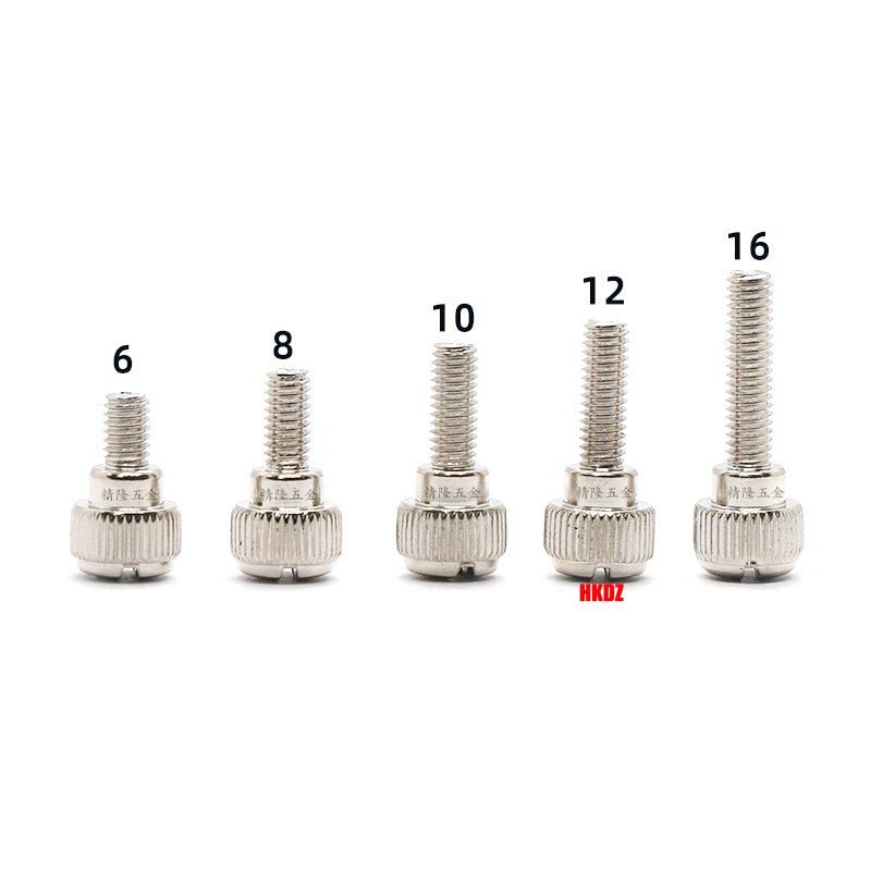 M3~M6 Phillips Carbon Steel Step Knurled Thumb Screws | Hand Grip Knob Bolts - HomeDIYer