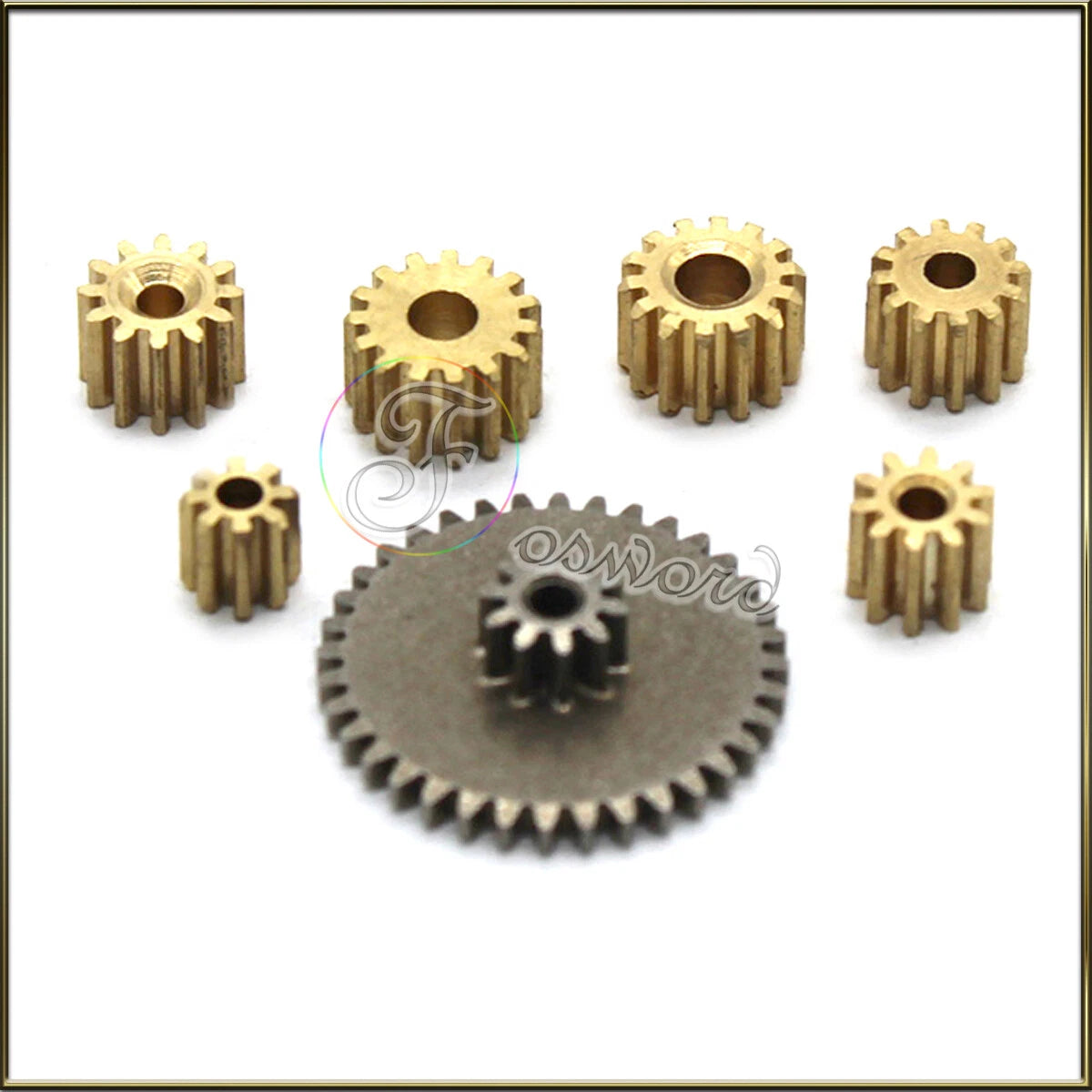 0.5 Mod Transmission Spur Gear 8-16Teeth Metal Brass RC Model Car Boat Toy Motor