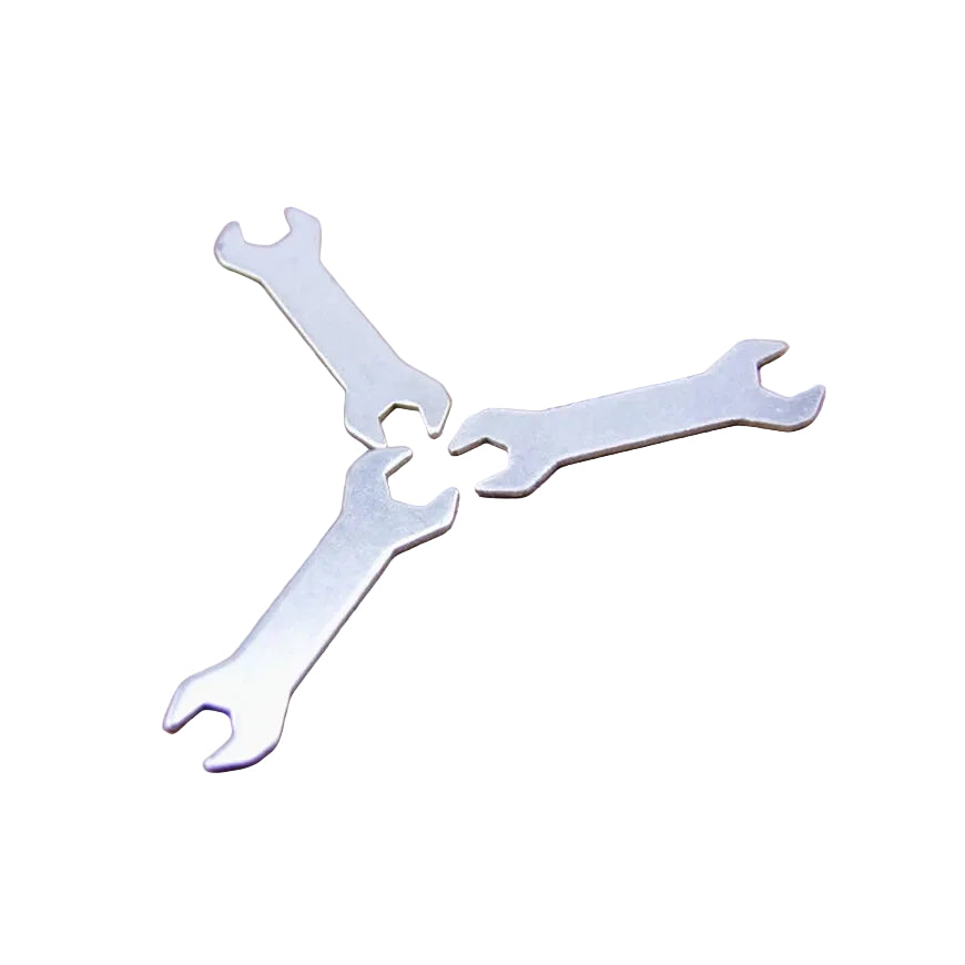 Flare Nut Wrench Open-Ended Brake Pipe Spanner M2/M2.5 M3/M4 Extra Open Spanner