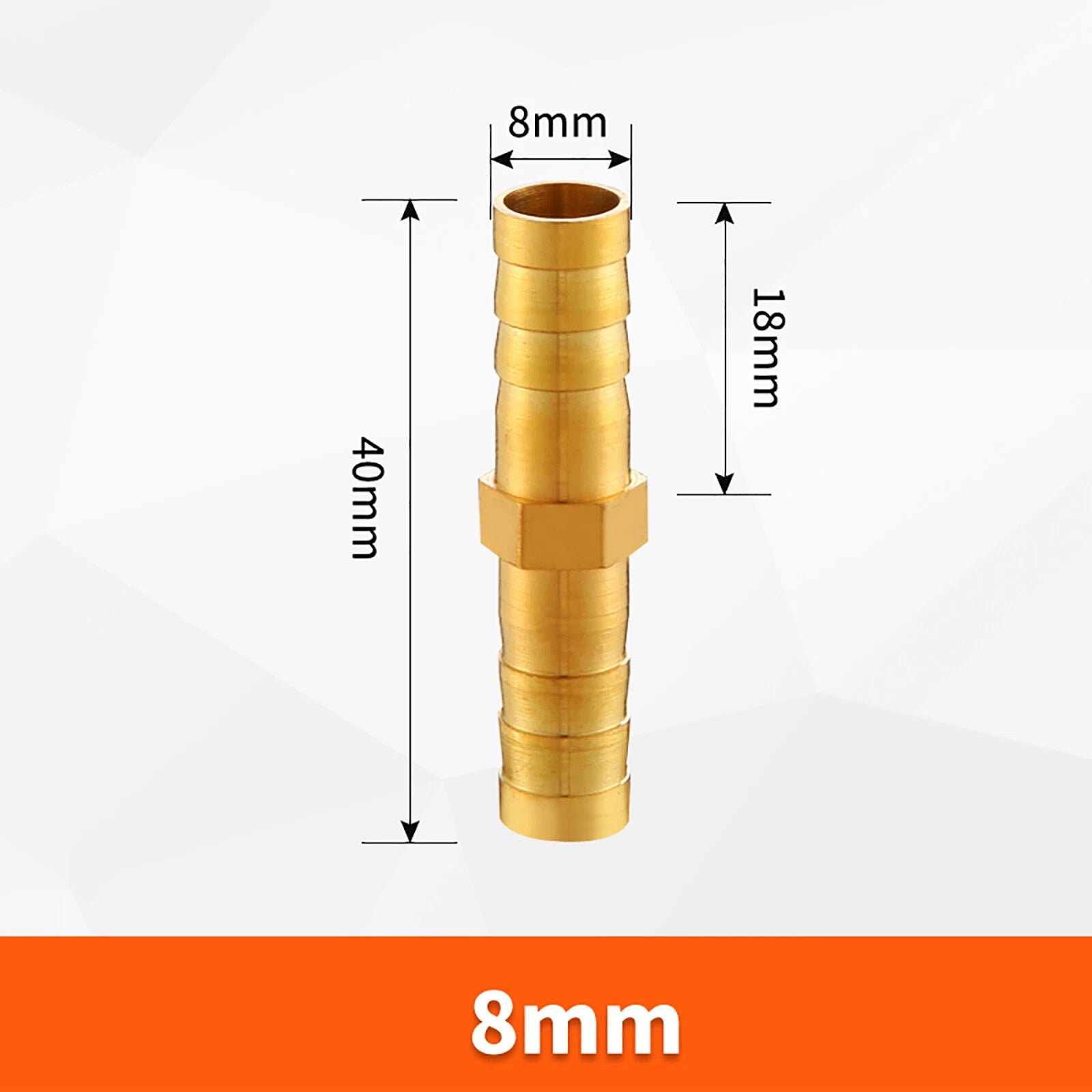 BSP Taper Thread Hose Tail Connector — 1/2" & 3/4" Female/Male Fuel Line Fitting