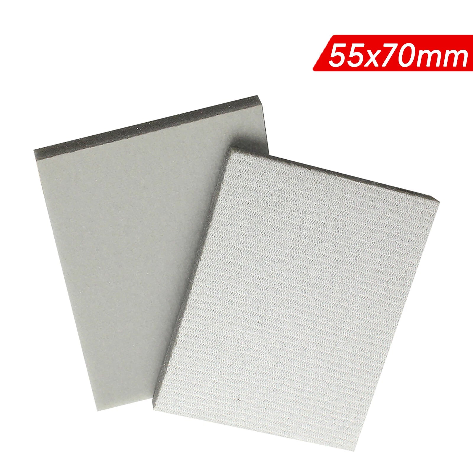 55mm x 70mm Wet and Dry Foam Sponge Sanding Block Pads Sandpaper 300-3000 Grit