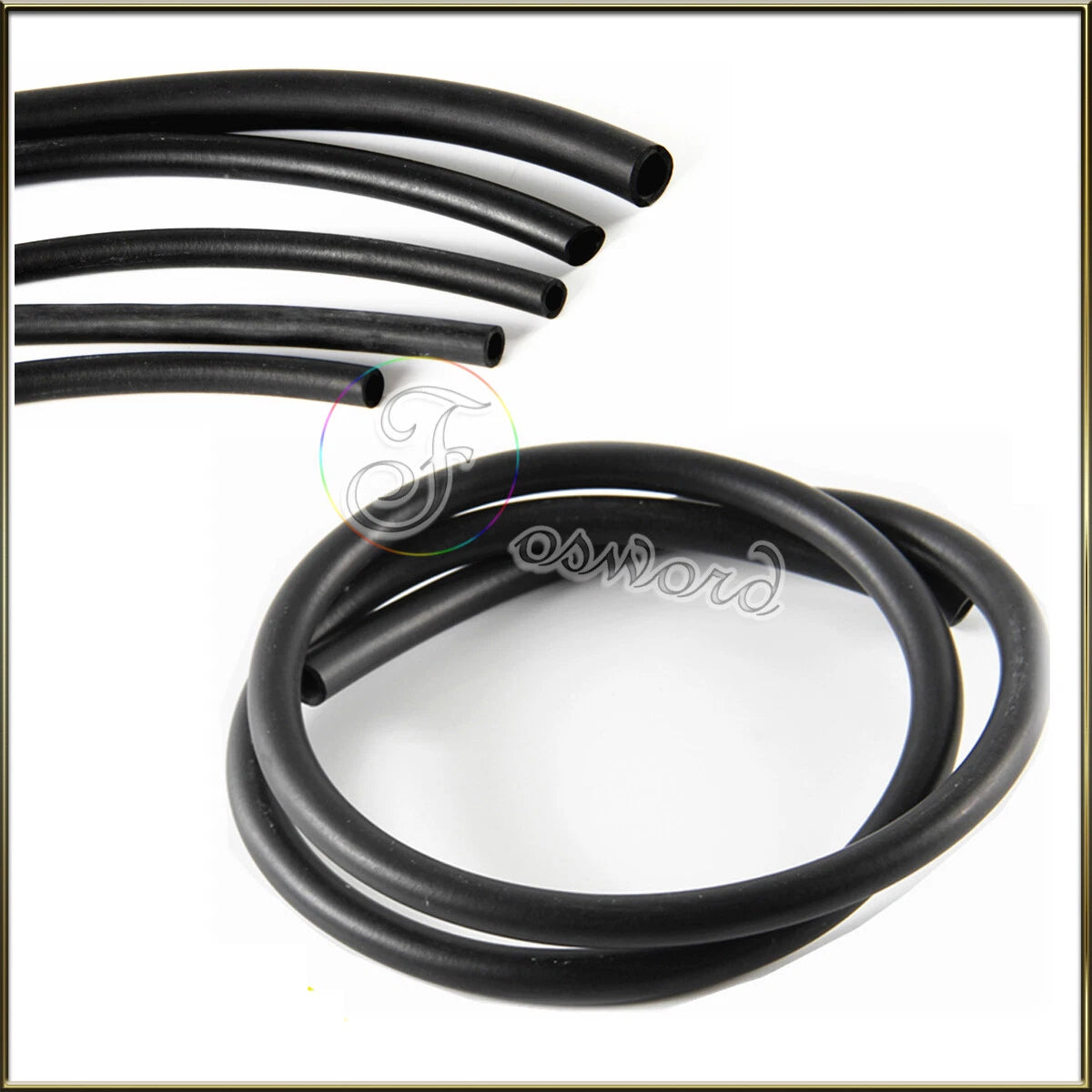 Nitrile Smooth Rubber Fuel Unleaded Petrol Diesel Oil Line Hose Pipe Tubing 2~19