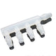 4.8mm 5-Way Plastic Hose Barb Fitting Tube Connector Splitter Adapter
