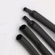 Black Silicone Rubber Heat Shrink Tubing — 0.8mm to 40mm Diameter, 200°C Rated