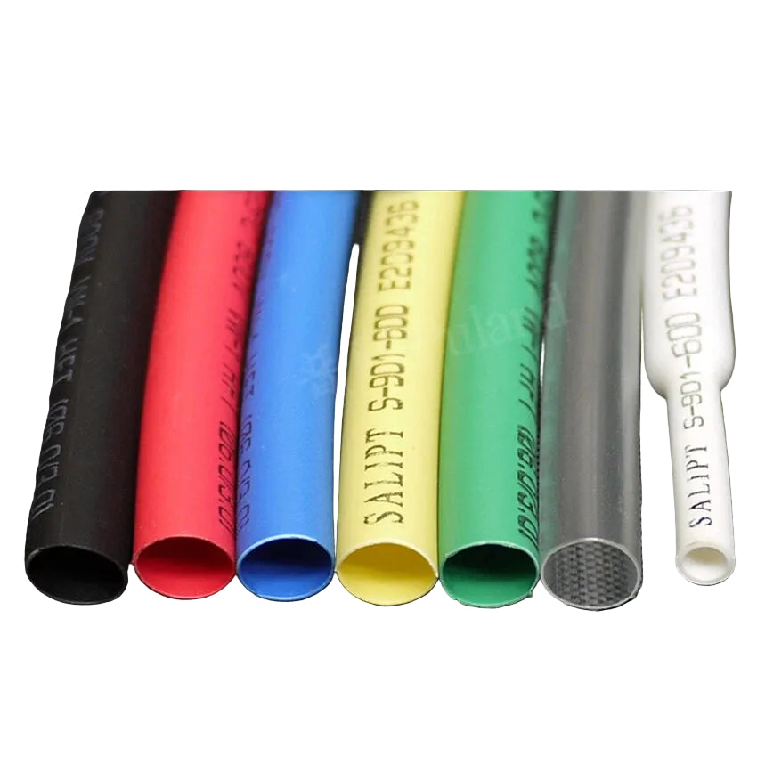 2:1 Heat Shrink Tubing 3.5mm–6.5mm | 7 Colors | Wire Wrap Sleeving