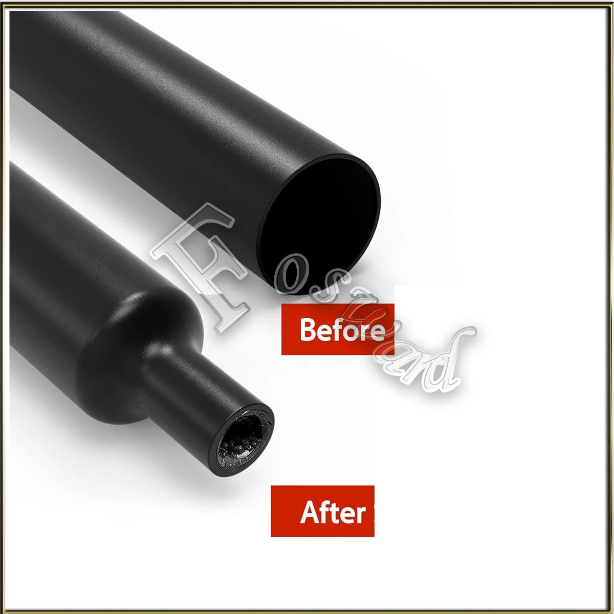 4:1 Waterproof Heat Shrink Tubing — Dual Wall Adhesive-Lined, Marine Grade (Φ4mm–Φ52mm)