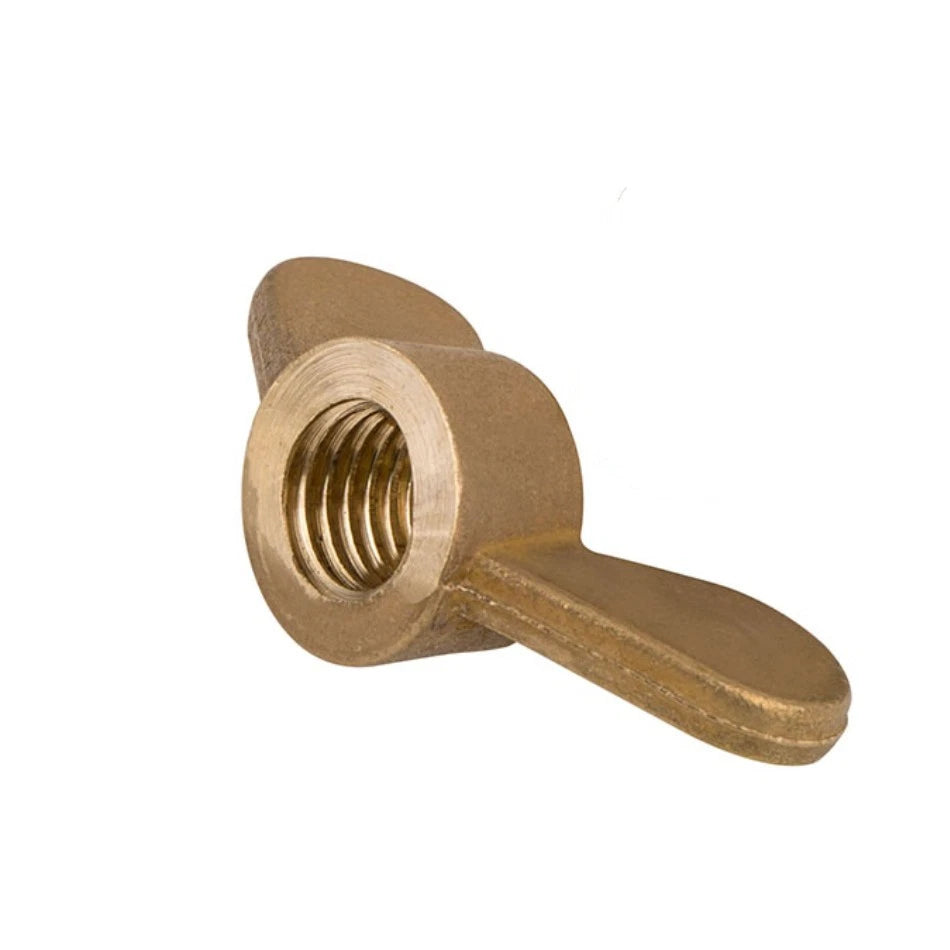 M6 / 6mm Wing Nuts Butterfly Nuts for Bolts & Screws Solid Brass