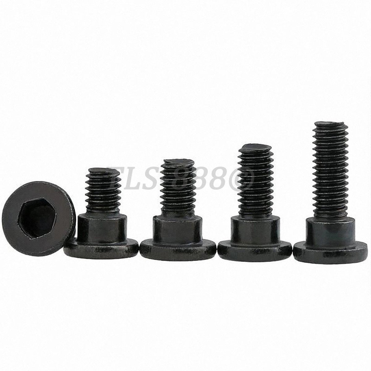 M2.5 M3 Hex Socket Shoulder Screws — Step Positioning Bolts, Grade 12.9 - HomeDIYer