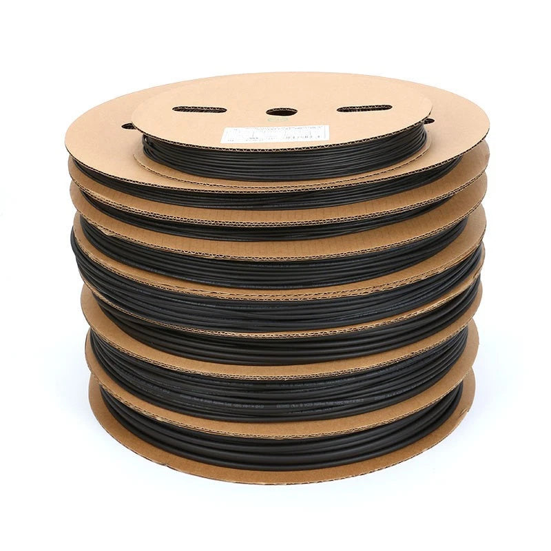 2:1 Heat Shrink Tubing Roll — Black, Red & Clear, 0.6mm to 30mm