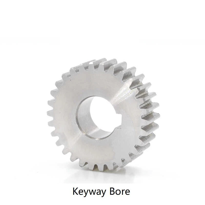 Spur Gear Module 1.5M 2M Stainless Steel 12 - 30 Tooth Motor Pinion Flat Gear