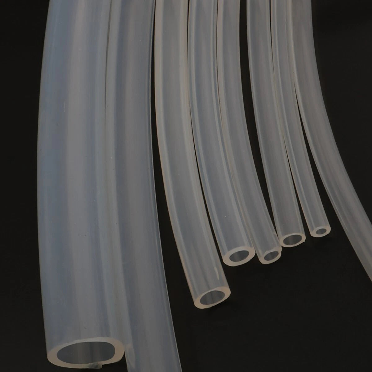 Food Grade Clear Silicone Tube – Beer, Milk & Beverage Hose Pipe (ID×OD)