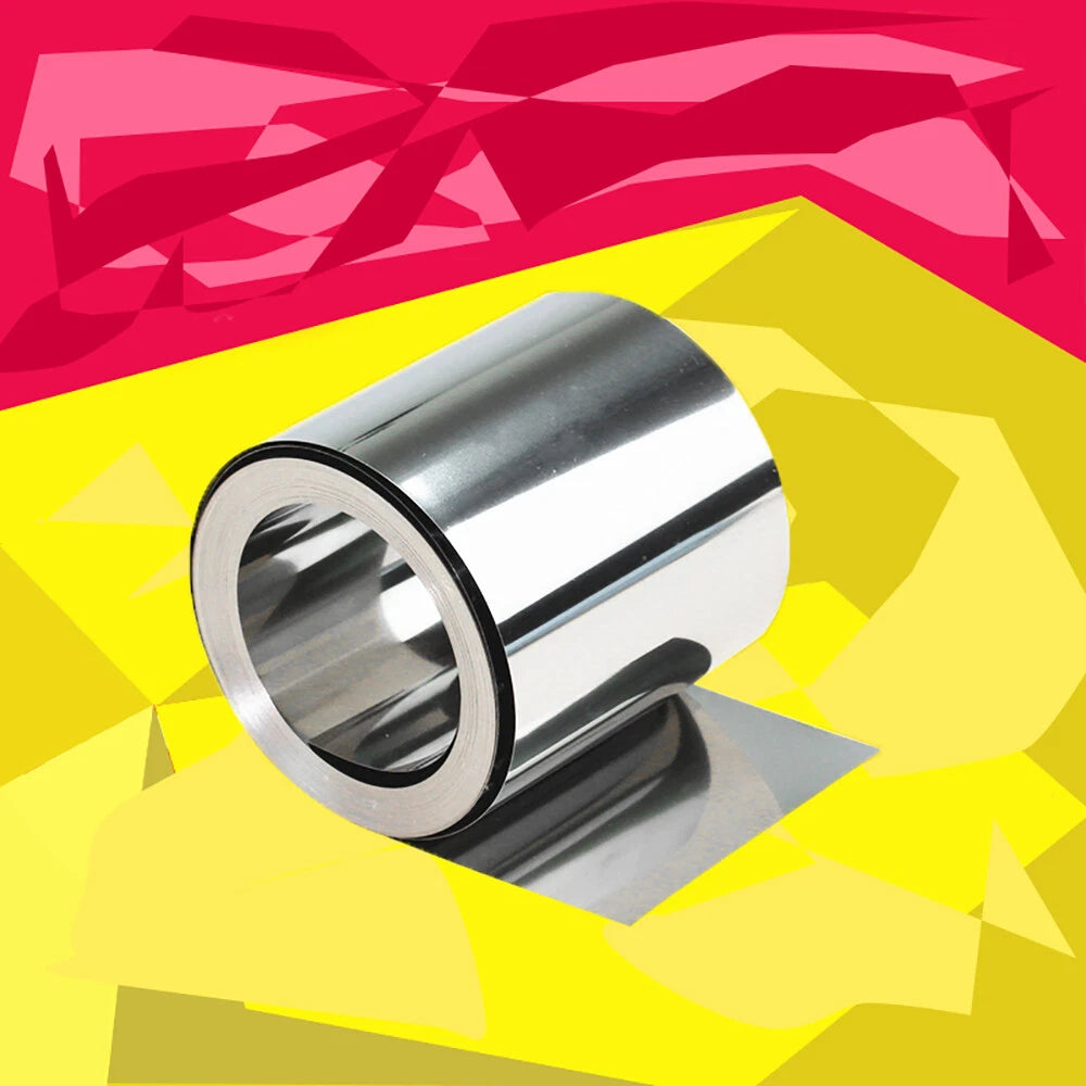 304 Stainless Steel Thin Plate Band Thick 0.01mm~1mm Metal Strip Roll Foil Sheet