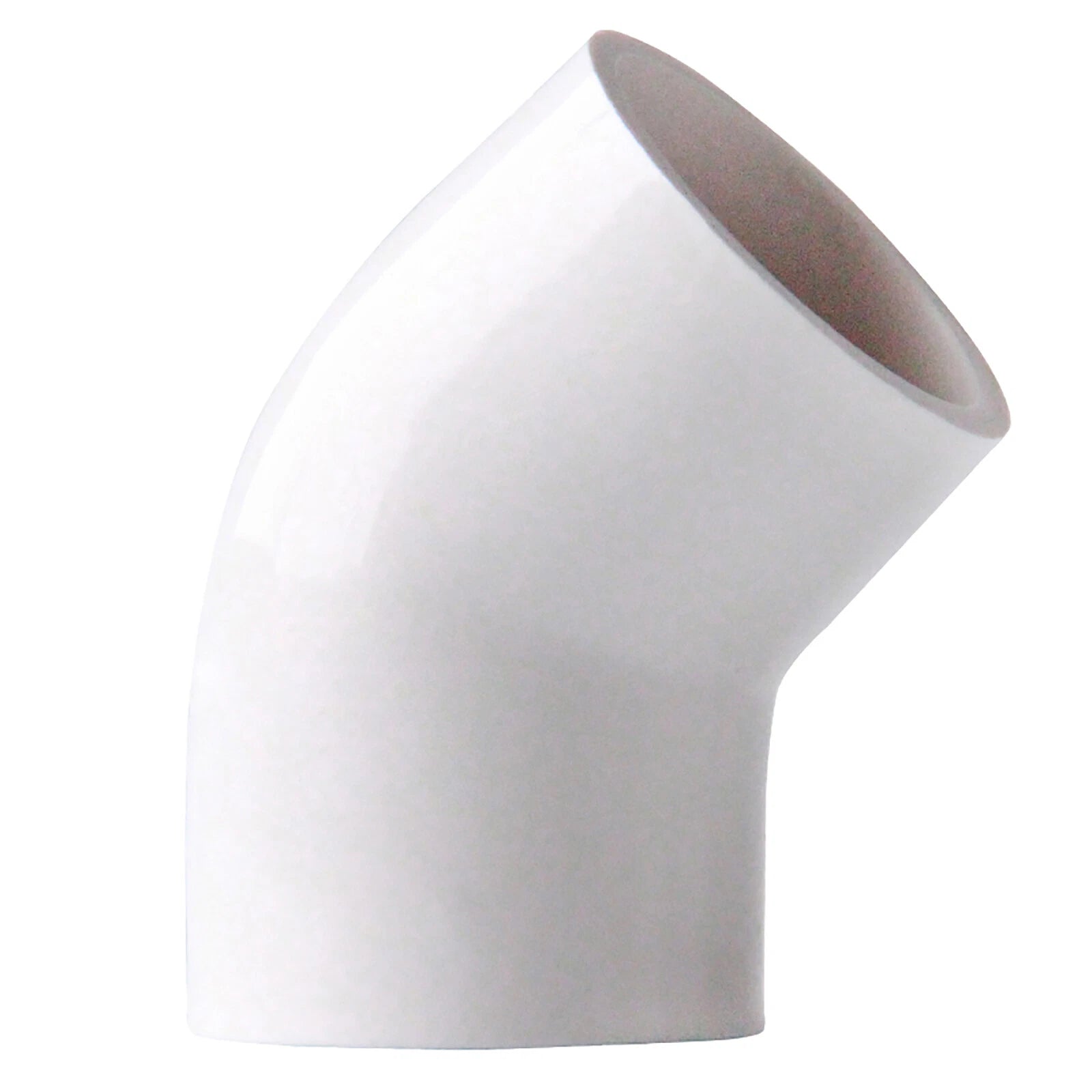 PVC Elbow 45 Degree Pressure Fittings Adhesive Water Pipe Fitting ID 20mm~ 125mm