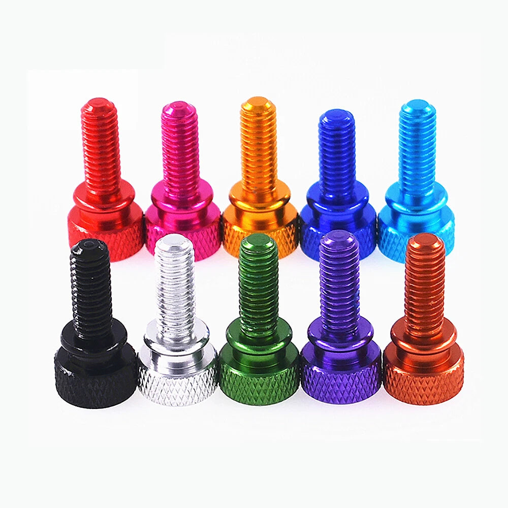 M6 x14mm Grip Knob Bolt Knurled Thumb Screw Flat Thumb Screws Hand Tighten Screw