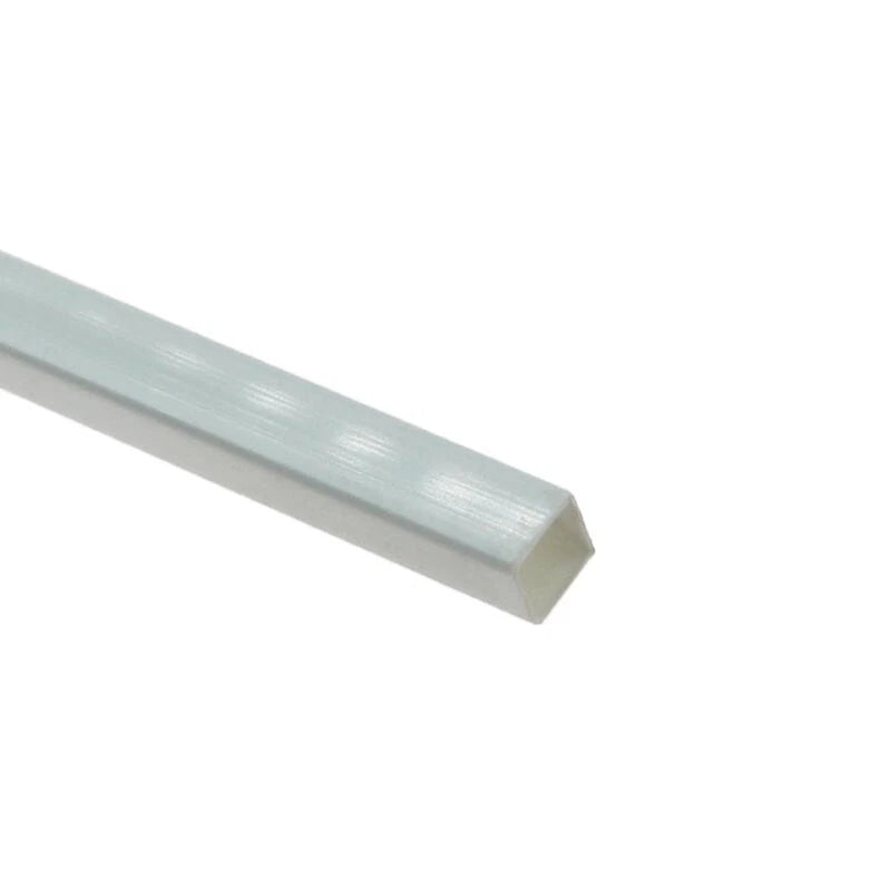 ABS Square Tube 250mm — 3/4/6/8mm Box Section Pipe for Model Building & DIY