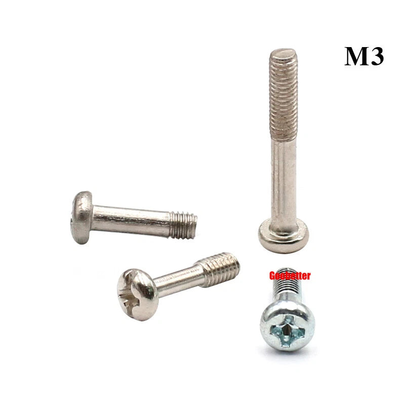 M3 Phillips Pan Head Machine Screws – 3mm to 43mm, Multiple Coatings (100–500 PCS)