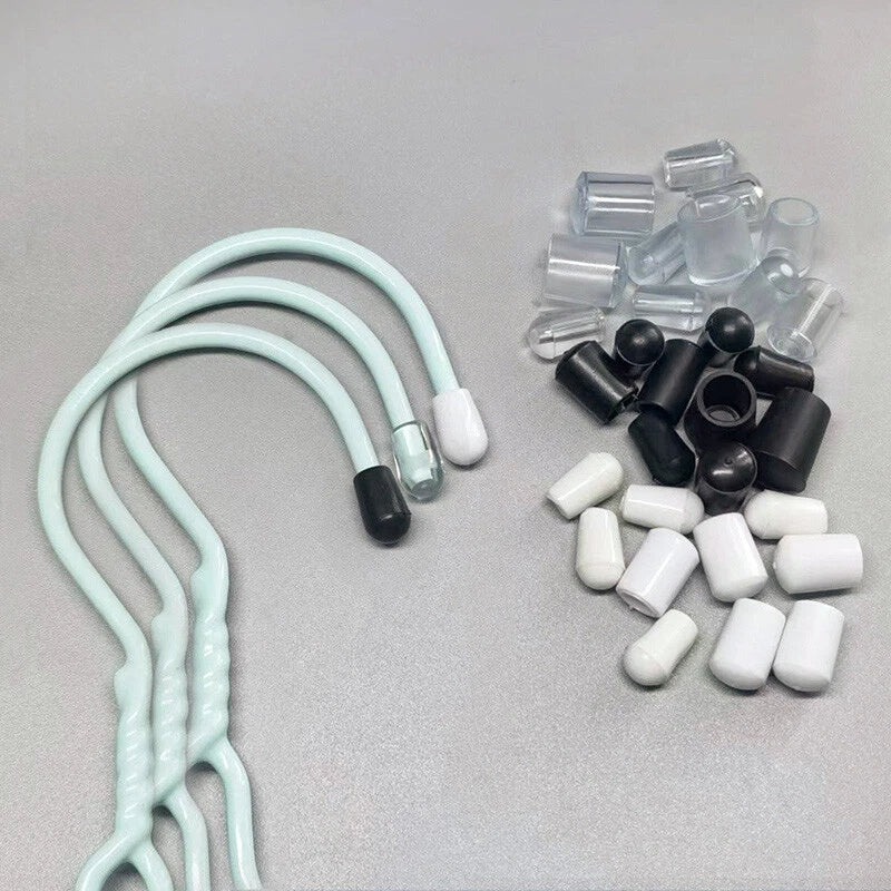 Goobetter Round PVC Rubber End Caps – 2.5mm to 19mm (Black, White, Transparent)