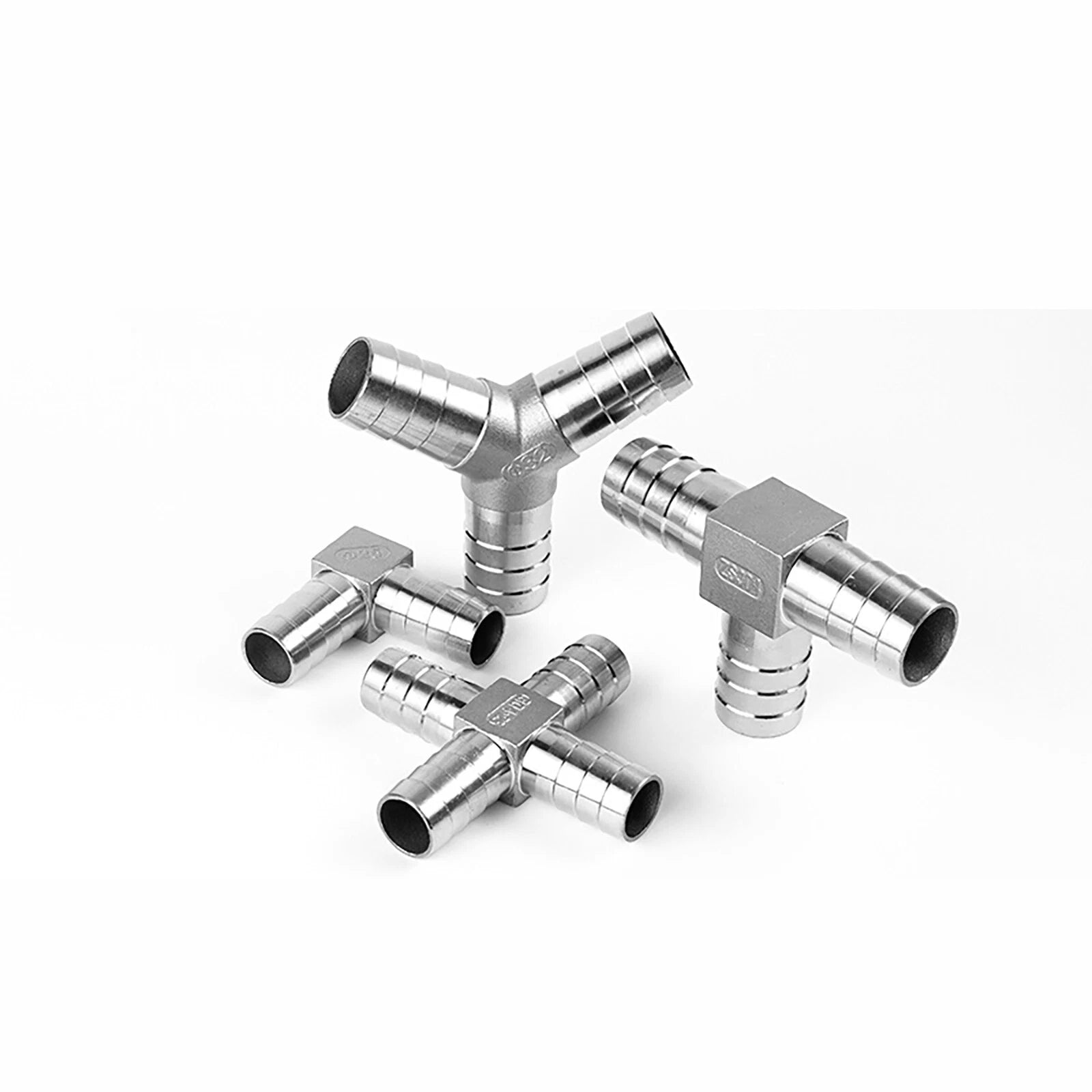Stainless Steel T Joiner Various Piece Fuel Hose Gas Joiner Tee Connector 6-41mm