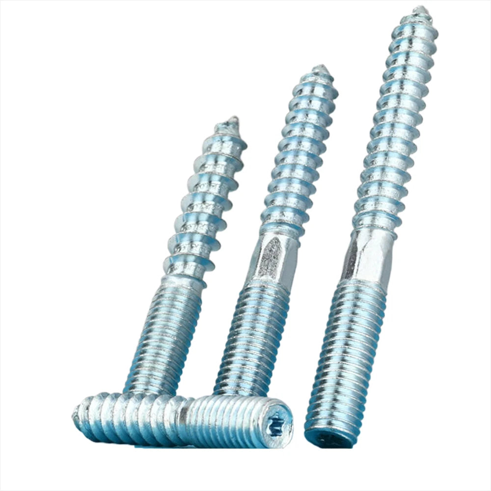 M6 M8 M10 Hanger Bolts – Zinc Plated Steel Torx Drive, Headless Furniture Wood Screws for Sofa Legs & Mounting