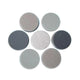30mm Wet and Dry Sanding Discs Sandpaper 300-3000 Grit Hook and Loop Pads Green