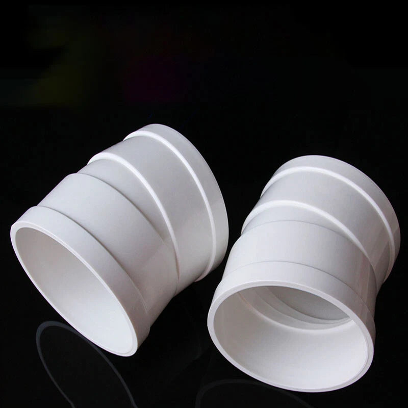 PVC Elbow Drainage Pipes & Fittings 15° 22.5° 30° 45° Bend Anti-odor 50-160mm