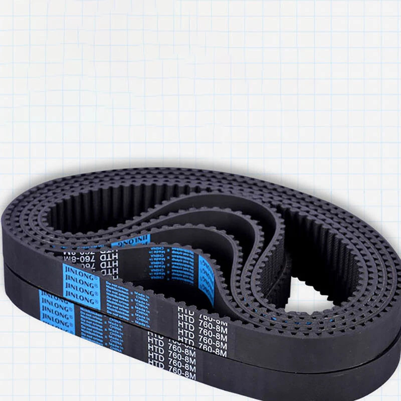 HTD 3M Timing Belt – Rubber Arc Tooth Drive Belt, 10mm & 15mm Wide