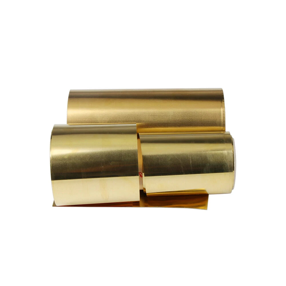 Brass Sheet Roll Metal Foil Plate Strip 0.05-1mm Thick 300mm-1000mm Lengths