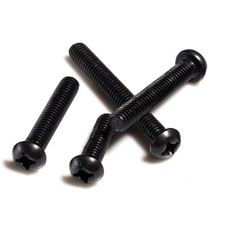 M5 M6 Black Stainless Steel Phillips Pan Head Machine Screws