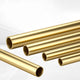 H65 Brass Round Tube — 1mm Wall, 300mm Length | OD 20.5mm–80mm