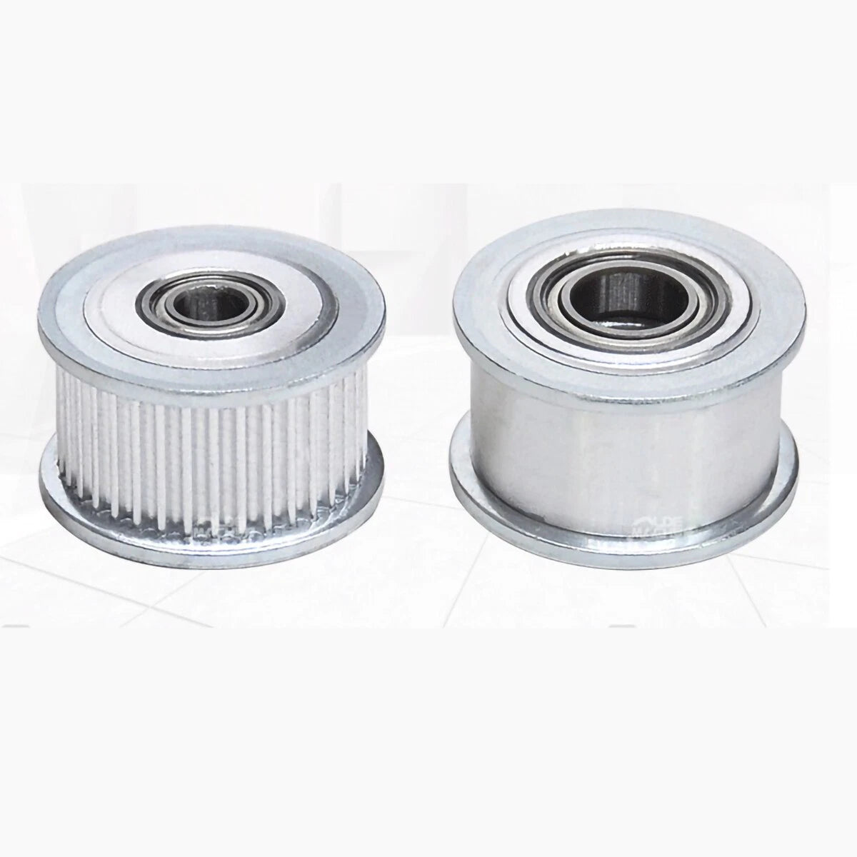 HTD8M Timing Belt Smooth Tooth Idler Drive Pulley 15 16 20 24 25 30 Tooth