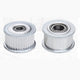 HTD8M Timing Belt Smooth Tooth Idler Drive Pulley 15 16 20 24 25 30 Tooth