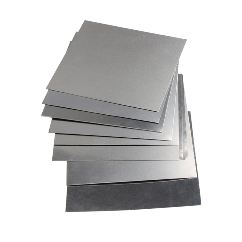 301 Stainless Steel Sheet Plate 100*100/100*300/100*500/200*300mm Thk:0.01-0.45